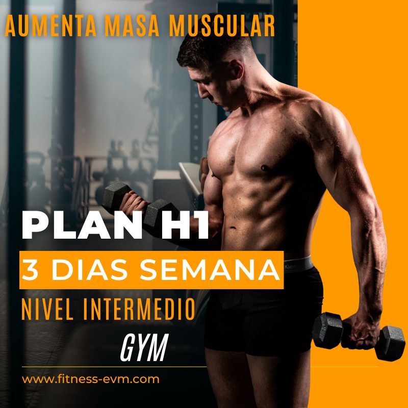 PLAN H1-GANANCIA MUSCULAR. (NIVEL INTERMEDIO I)